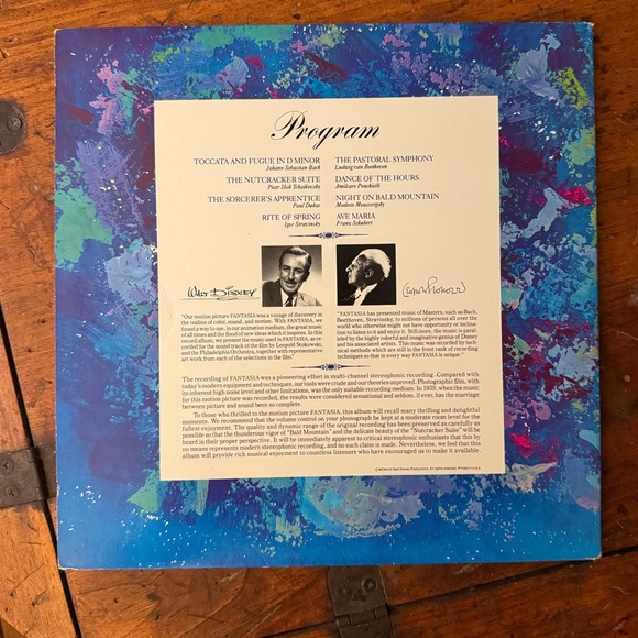 Disney Fantasia Vinyl Album - Picture 2 of 5